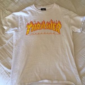 white thrasher shirt
